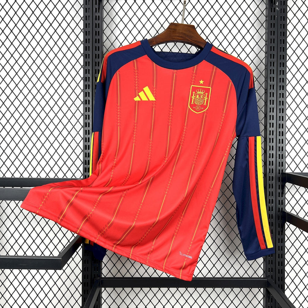 CAMISETA ESPAÑA LOCAL MUNDIAL 2026 MANGA LARGA