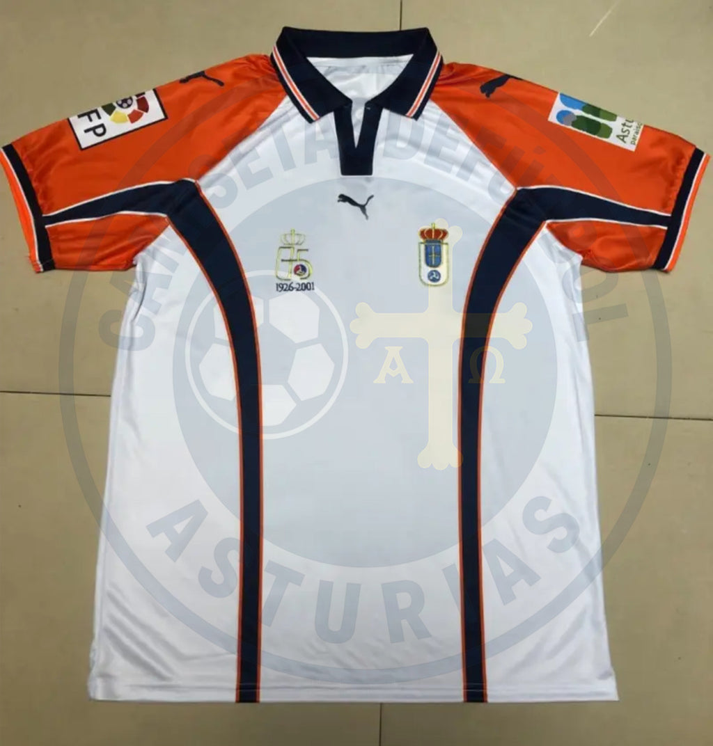 Camiseta Visitante Real Oviedo 2000/01