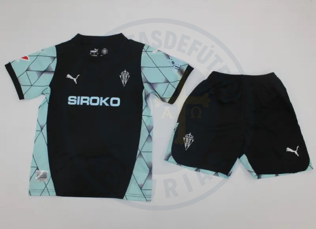Equipación Niños Visitante Real Sporting 2024/25